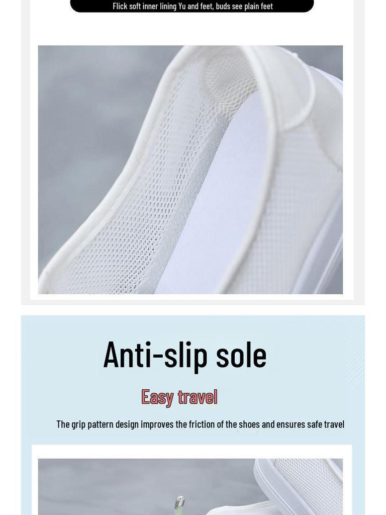 Модные женские белые сетчатые кроссовки 2025 года — удобная, дышащая, низкая летняя обувь