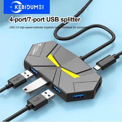 4 в 1 USB 3.0 концентратор 4 порта/7 портов мульти-разветвитель адаптер USB док-станция высокоскоростная для портативных ПК