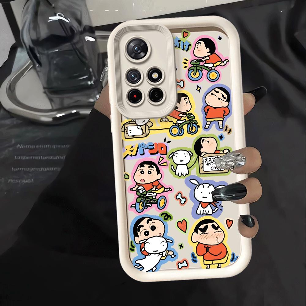 Phone Cover Case for Xiaomi Redmi Note 14 Pro Plus 10 A1 A2 A3 A4 11 11s 13C Note 13 12s 12 14C 12C Colorful Crayon Shin Chan