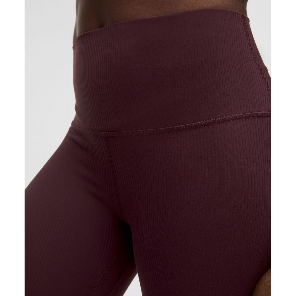 Lululemon Align  High Rise Ribbed Pant 25  Goodnight Plum