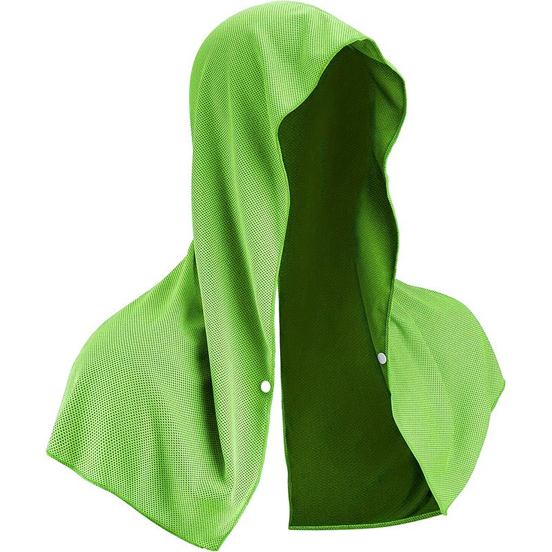 Охлаждающее полотенце с капюшоном для спортзала, фитнеса, быстросохнущее полотенце для спорта, бега, велоспорта, впитывающие пот полотенца, шапка, шарф, мягкое полотенце из микрофибры