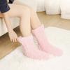 1 Pair Winter Women's Warm Thickened Woven Thermal Socks Floor Socks Home Plus Socks