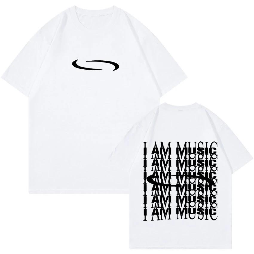 Футболка с логотипом Playboi Carti I AM MUSIC, футболка Ken Carson Narcissist Tour, рэп-футболка, мужская хип-хоп хлопковая футболка высокого качества Y2k