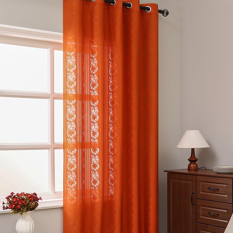 Lace Sheer Curtains Light Filtering Modern Minimalist Bedroom Living Room Balcony