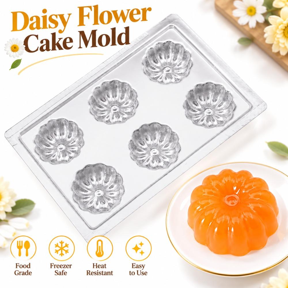 PP Jelly Mold 6 Grids Mousse Mold Candy Coating Soap Mold Mung Bean