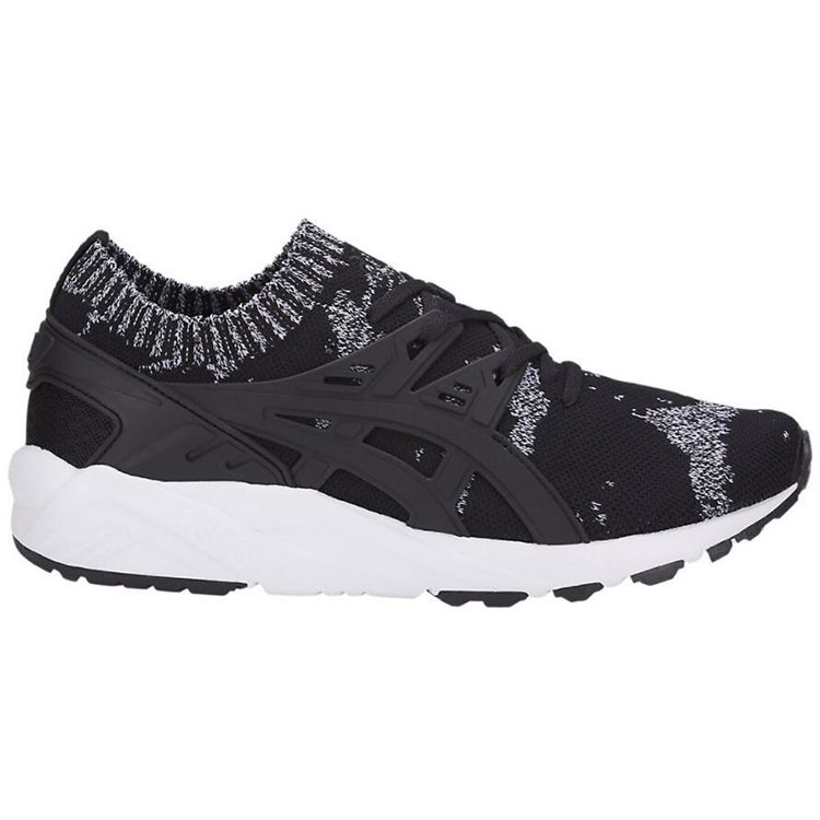 Asics Кроссовки Gel-Kayano Trainer Knit Удобные Минималистичные Ткань Синтетическая Кожа Низкие Беговые Кроссовки Женские Кроссовки Черный Серый H8J7N-9090