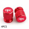 For Opel Opc Accessories 4pcs Car Wheel Tire Valve Caps Tyre Stem Covers Airdust Waterproof