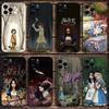 Чехол для телефона Alice: Madness Returns для Apple iPhone 15,14,13,12,11,Pro,X,XS,Max,XR,Plus,Mini Мягкий черный чехол
