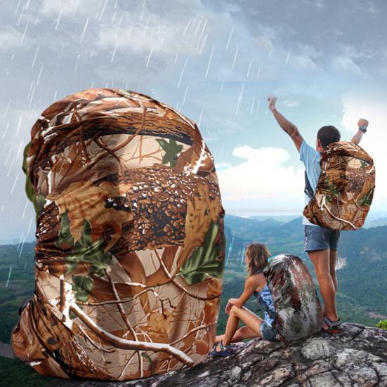 Водонепроницаемый рюкзак от дождя, регулируемый портативный 20-80л, уличный походный рюкзак, сумка для кемпинга, защитная камуфляжная непромокаемая пылезащитная крышка