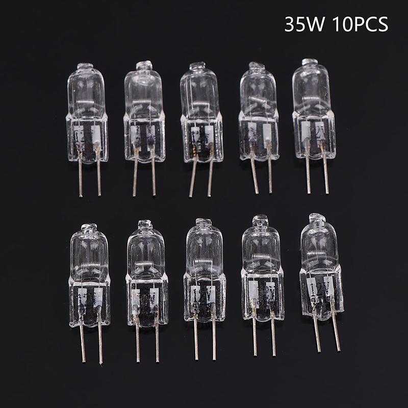 10Pcs/Set 5W 10W 20W 35W 50W 2900K Halogen Warm Energy G4 12V Bulbs Indoor Lighting Light JC Bi-Pin LED Crystal Globe Lamp