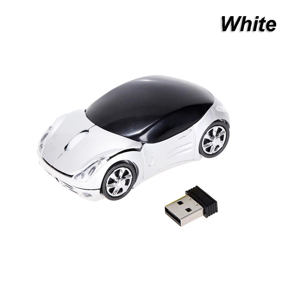 Portable New Gaming Optical USB Receiver 3D Car Shape 2.4GHz Wireless Mouse Mice