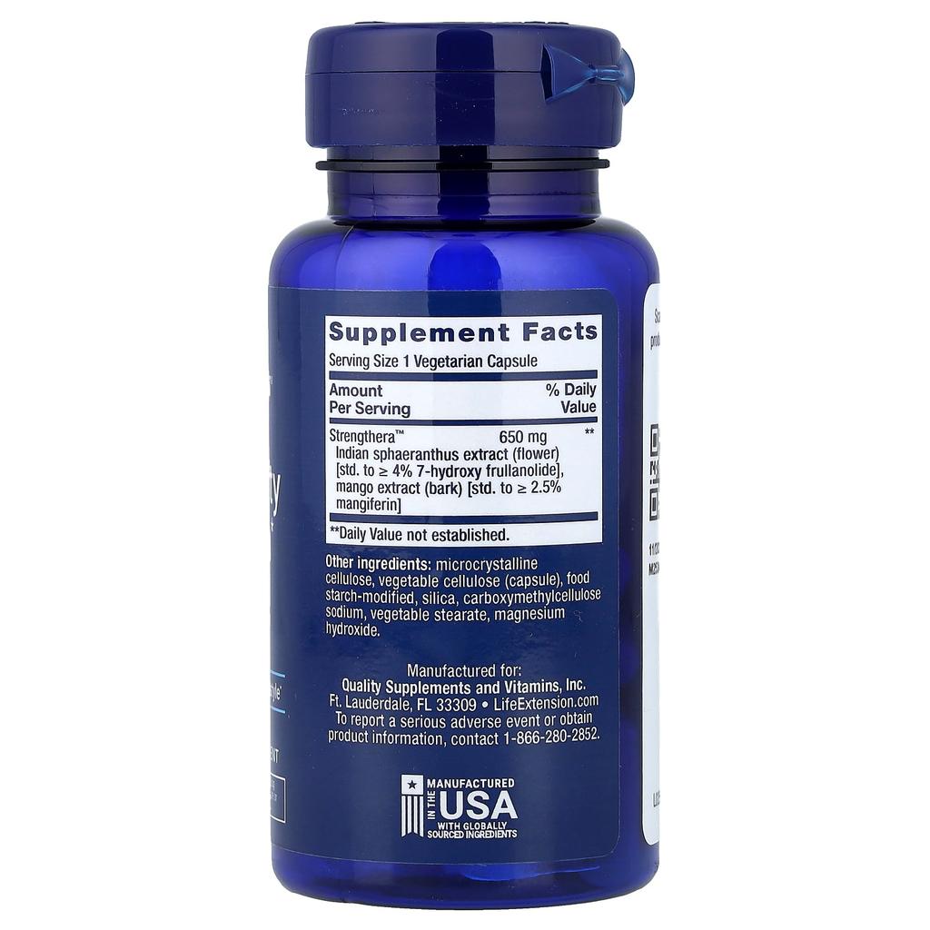 Life Extension, Vitality & Strength, 30 Veggie Capsules