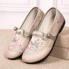 Новая тканевая обувь женская дышащая этнический стиль Ханфу вышитая обувь мягкая подошва нескользящая национальный стиль удобная обувь для мамы