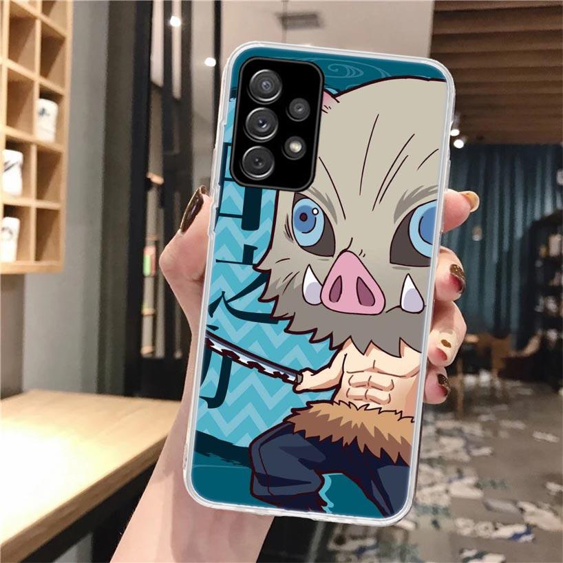 Мягкий чехол для телефона «Убийца демонов» с милым аниме для Samsung Galaxy A51 A50 A71 A70 A10 A20e A30 A40 A41 A31 A21s A11 A6 A7 A8 A9 Plus 20