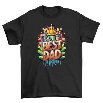 Best King Dad T Shirt Funny And Regal 100 Cotton For The