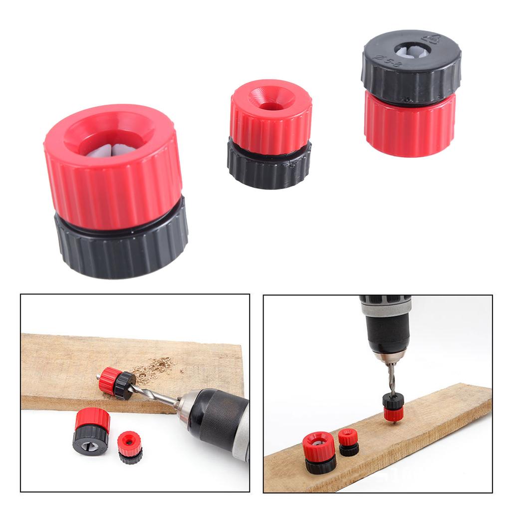 3-13mm Adjustable Drill Depth Stop Collar for 3-5mm Drill Bit Durability Depth Guide Stop for Precision Drilling