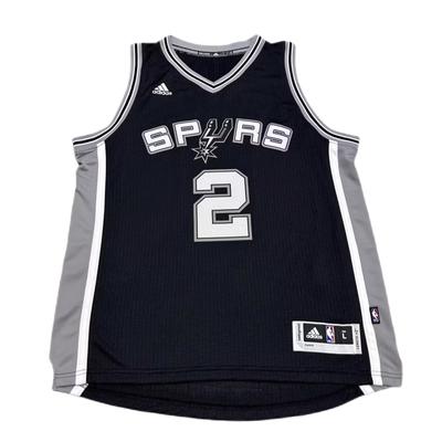 NBA Fan Edition Леонард Спёрс Удобная Мягкая Приятная к коже Универсальная Майка для баскетбола с V-образным вырезом Унисекс майка 7470A-304-K91585