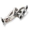 Короткий выпускной коллектор Серебристый Для 2003-2006 Nissan 350Z G35 Z33 VQ35DE