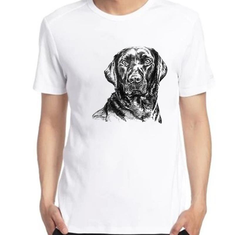 Unisexs Fashion Cotton Short Sleeve Tshirt Dogs Are Best Friends Funny Labrador Retriever Print Tee For Casual Wear
