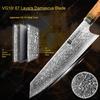 WXCOO Японский шеф-нож Kiritsuke Дамасская сталь Нож Santoku VG10 Нож для чистки фруктов Универсальный кухонный нож Кухонные аксессуары