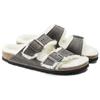 Birkenstock Удобные теплые шлепанцы унисекс серые 1021067