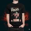 Унисекс Взрослая Винтажная Футболка Музыкальная Группа The Police Regatta de Blanc...