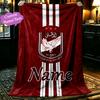 1pc Al Ahly Football Club (8) Blanket, Cozy Valentine's Day Blanket, Multi-functional Nap Blanket Available Throughout the Four Seasons
