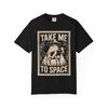 Take Me To Space Cow T-shirt | UFO Abduction Retro Graphic Tee