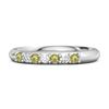 Peridot Eternity Stackable Ring – Sterling Silver