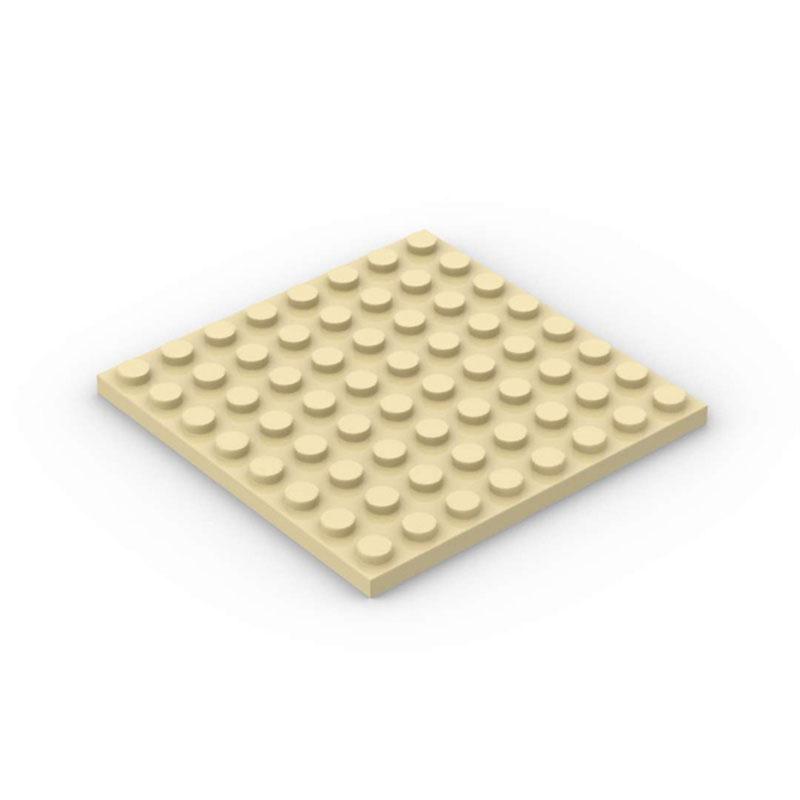 50 шт. Конструктор для поделок 8x8 точек 12 цветов Образовательные творческие игрушки для детей Размер Совместим с 41539 Тонкими фигурными кубиками