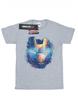 Mens Iron Man Distressed Head T-Shirt