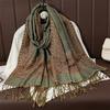 Tassel Blanket Design Thick Pashmina New Winter Warm Shawl Wrap Cashmere Scarf Women Neckerchief Poncho Stoles