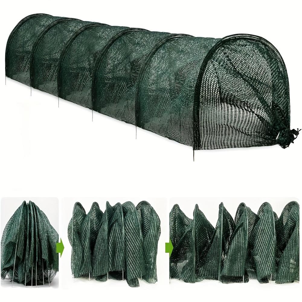 10ft Durable Garden Tunnel Netting - Breathable & Water-Permeable Mesh Cover for Greenhouse, Patio & Vegetation Protection