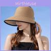 Летняя соломенная шляпа от солнца с широкими полями для пляжного отдыха, защита от солнца