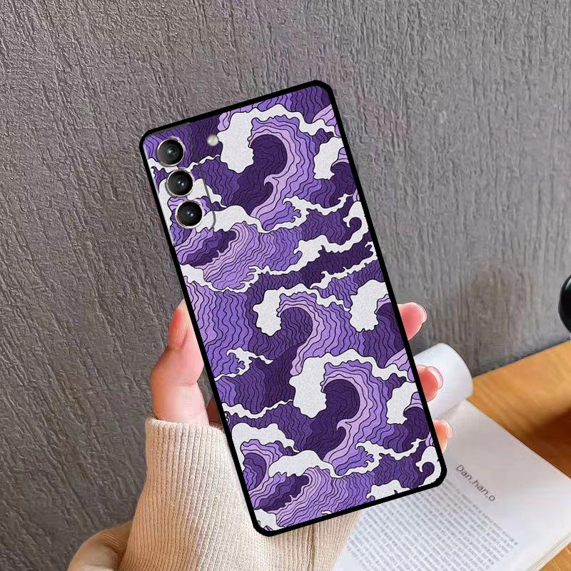 Фиолетовый Эстетичный Чехол Для Телефона Для Samsung Galaxy S24 S26 Ultra S20 S21 S22 S23 S25 Plus S10 S24 S25 FE Обложка