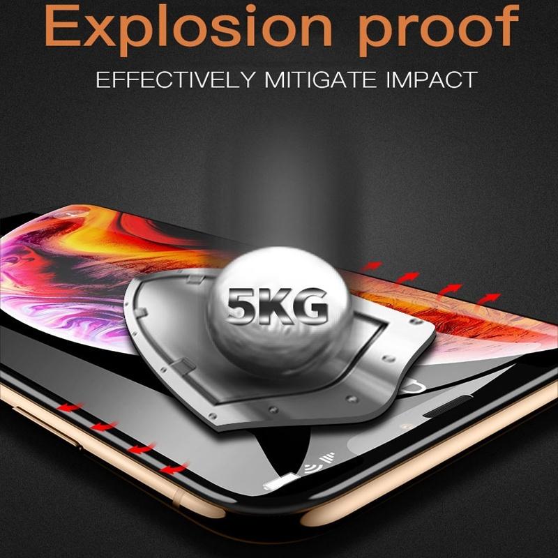 2Pcs Anti Blue Ray Tempered Glass for iPhone 16E 16 15 14 13 12 mini 11 Pro X XR XS Max 6S 7 8 Plus Full Cover Screen Protector