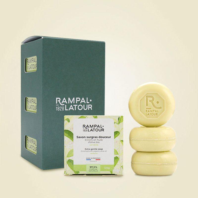 Rampal Latour Sabon Longe Natural Hand Soap 125g Verbena 3-pack