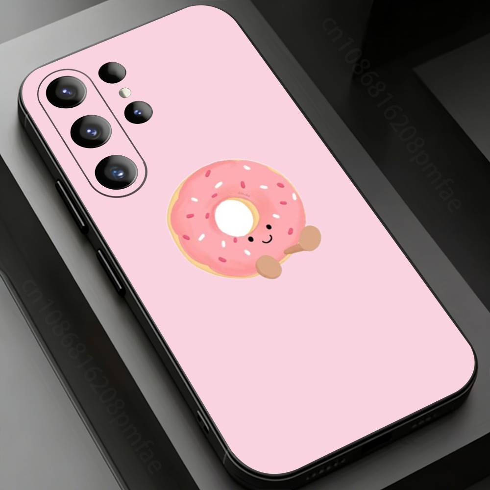 Kawaii Food Character Series Phone Case for Samsung Galaxy S20,23 Ultra S24,22 Plus S25,26,21FE TPU Cover