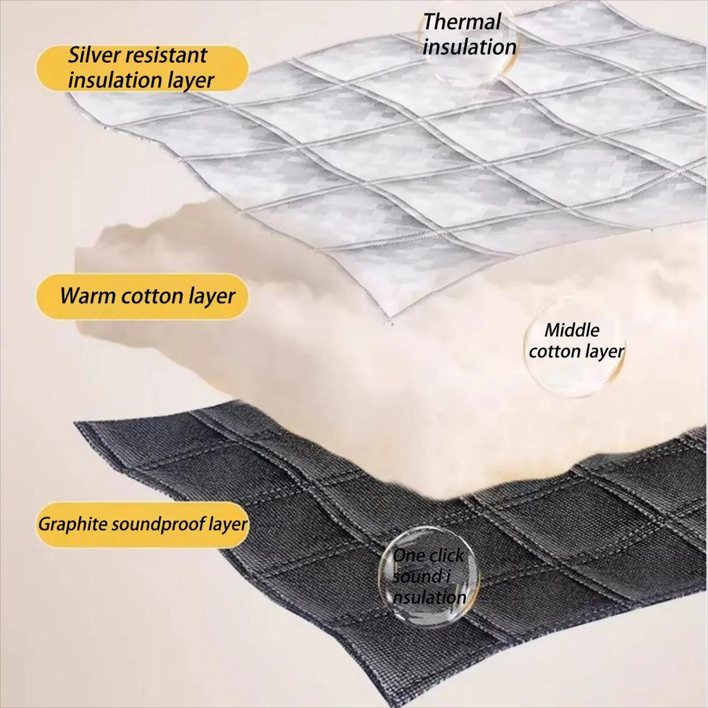 Зимние теплые шторы 2025, Изолированные ветрозащитные герметичные окна, Холодостойкие и теплоизолированные, Окна-сетки, Затемнение, Звукоизоляция