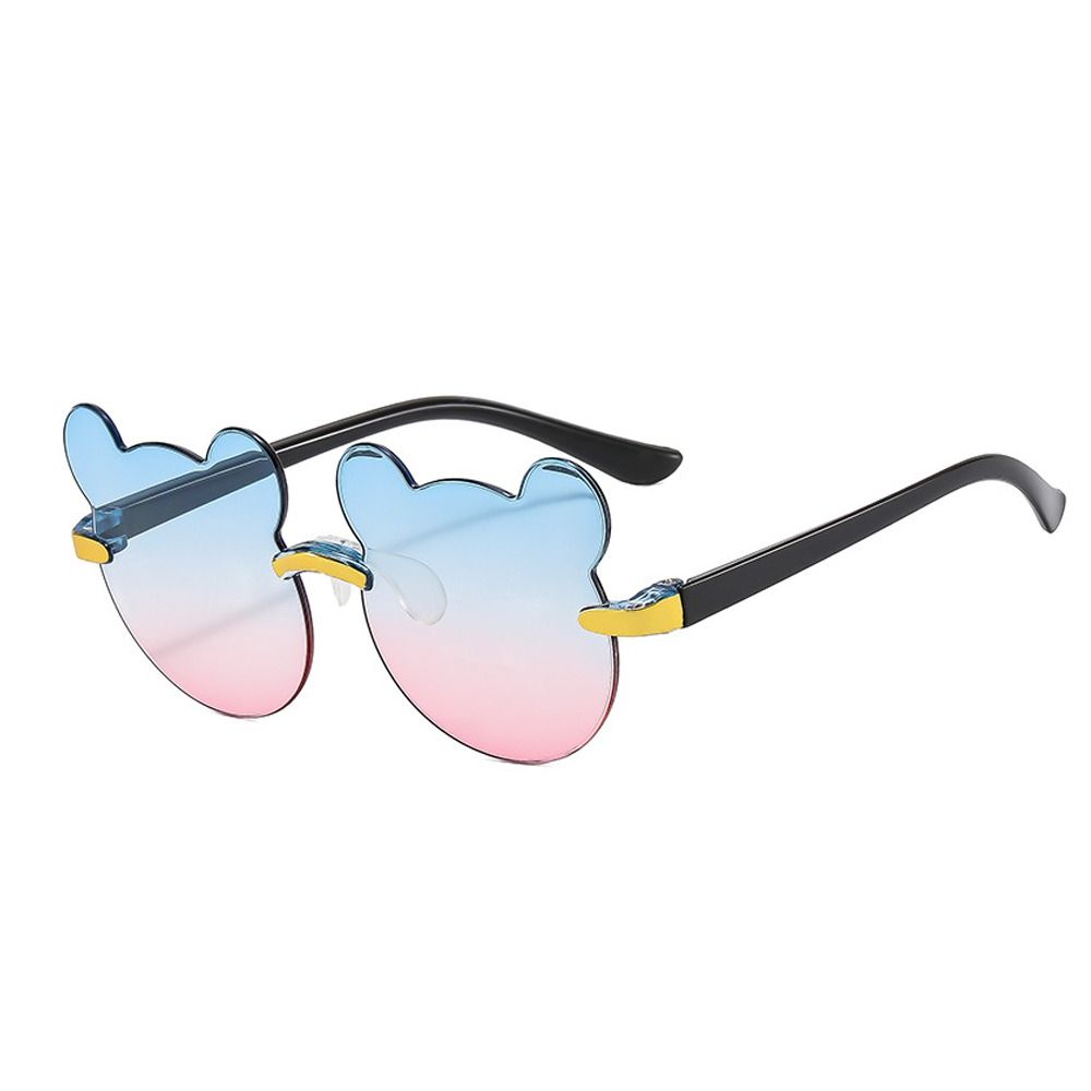 UV385 Детские солнцезащитные очки без оправы, уличные очки, милые детские солнцезащитные очки для мальчиков и девочек