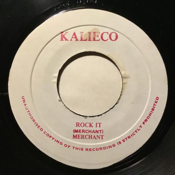 7-дюймовая пластинка MERCHANT Rock It NONE Kalieco 1985 Ямайка Reggae Ska Dub Б/у