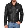 Men's Genuine Lambskin Black Leather Jacket Stylish Motorcycle Bomber Biker Outerwear MJ 25