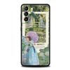 Чехол для телефона с картиной Клода Моне для Samsung Galaxy S26 Ultra S25 Plus S24 FE S23 S22 5G S21 S20 Черный Мягкий