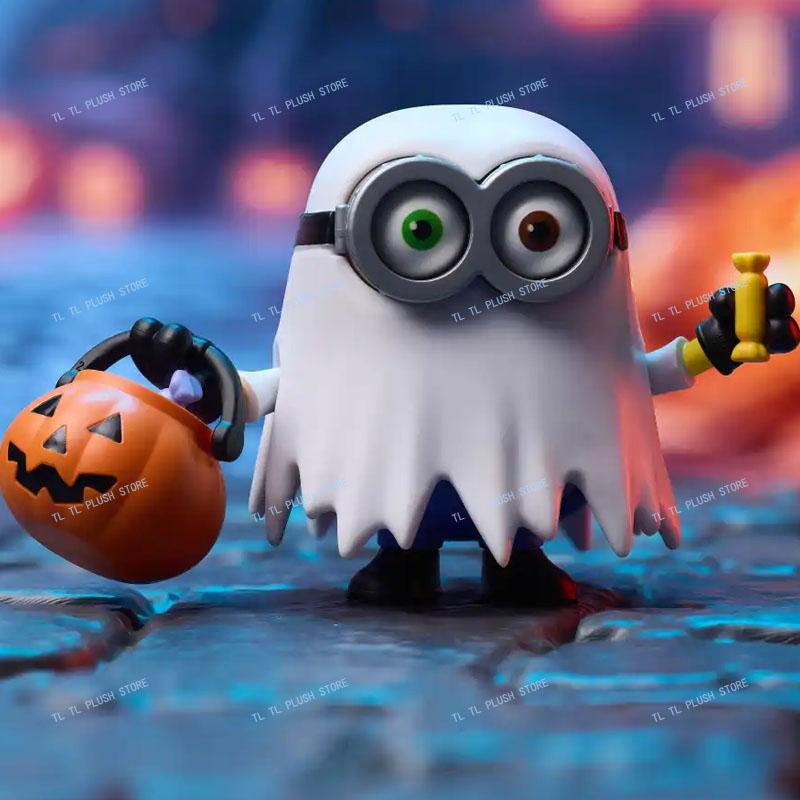 New Blokees Halloween Minion Mokoo Version 3th Blind Box Naughty Night For The Cute Ghosts Series Minion Blind Box Festival Gift