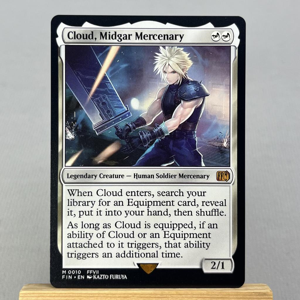 FIN PSS5 FCA HOLO14-001 Tcg proxy magical cards Sephiroth, Fabled SOLDIER Vivi Ornitier Cloud, Midgar Mercenary gathering