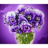 Flower DIY 5D Diamond Painting Full Round Drill Landscape Diamond Embroidery Rhinestones Mosaic Cross Stitch Home Decor Gift