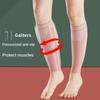 Спортивные женские щитки для голени, защита для ног для бега, компрессионная защита для ног для бадминтонного марафона, носки с подогревом, защита лодыжки
