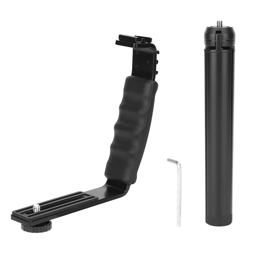 Tripod L Handle Bracket Fit for DJI OM 4 Osmo Mobile 2 3 Handheld Stabilizer Accessory