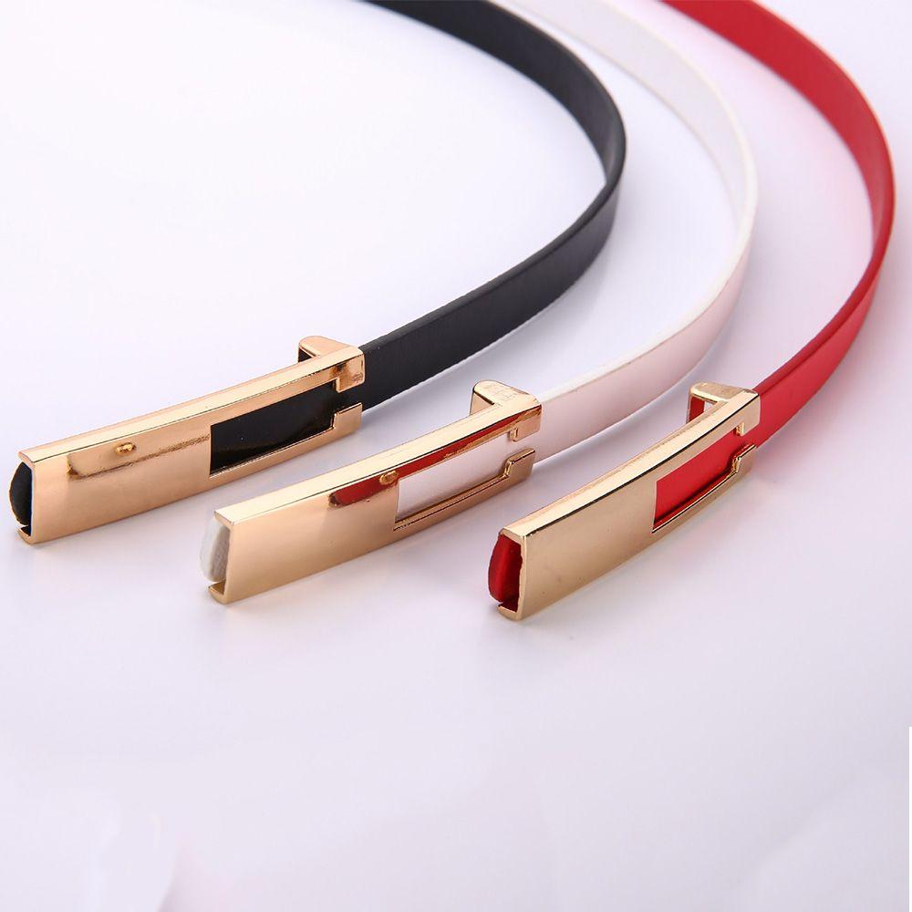 Fashion Women Accessories Jeans Small Fine Belt Waist Belt Waist Band Women Belts Leather Waistband