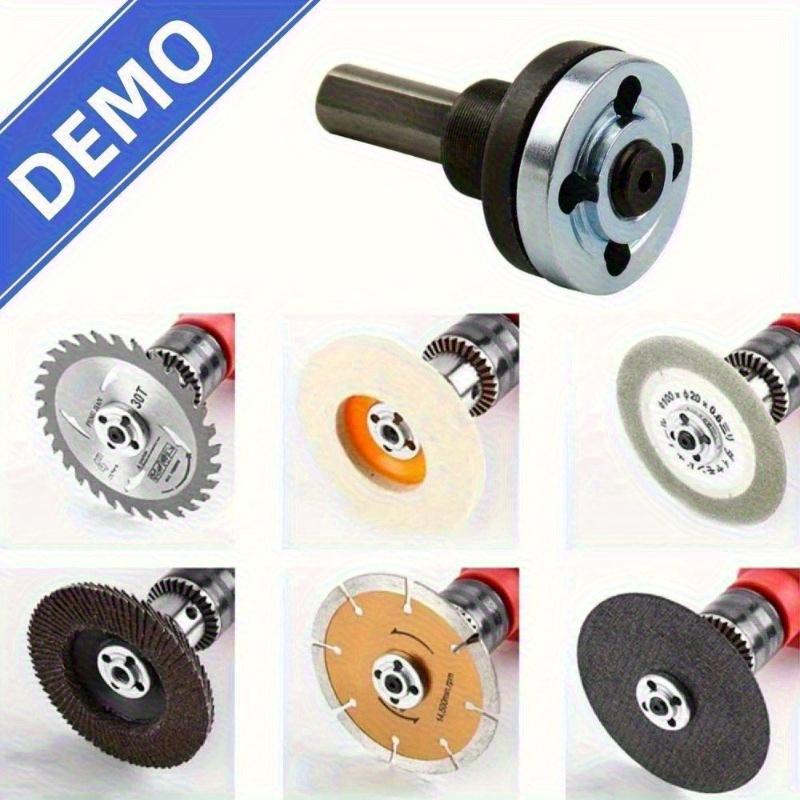 Набор переходников для подключения 10-мм электродрели к угловой шлифмашине, адаптер для шлифовального круга, электроинструмент для отрезного диска